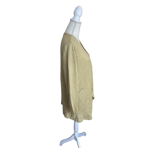Eileen Fisher Yellow Cardigan - Picture 4 of 10